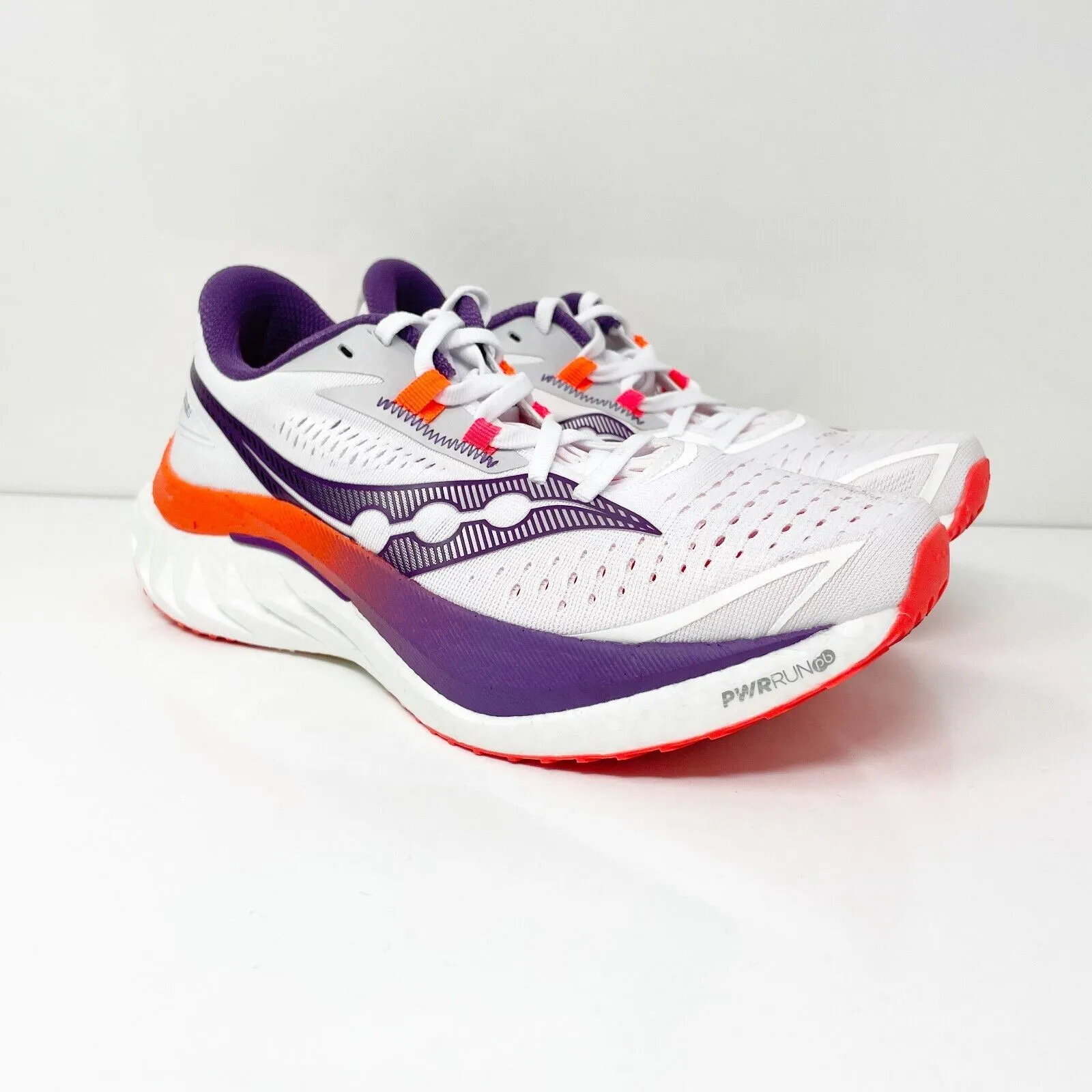 Saucony Womens Endorphin Speed 4 S10940-129 White Running Shoes Sneakers Sz 8.5