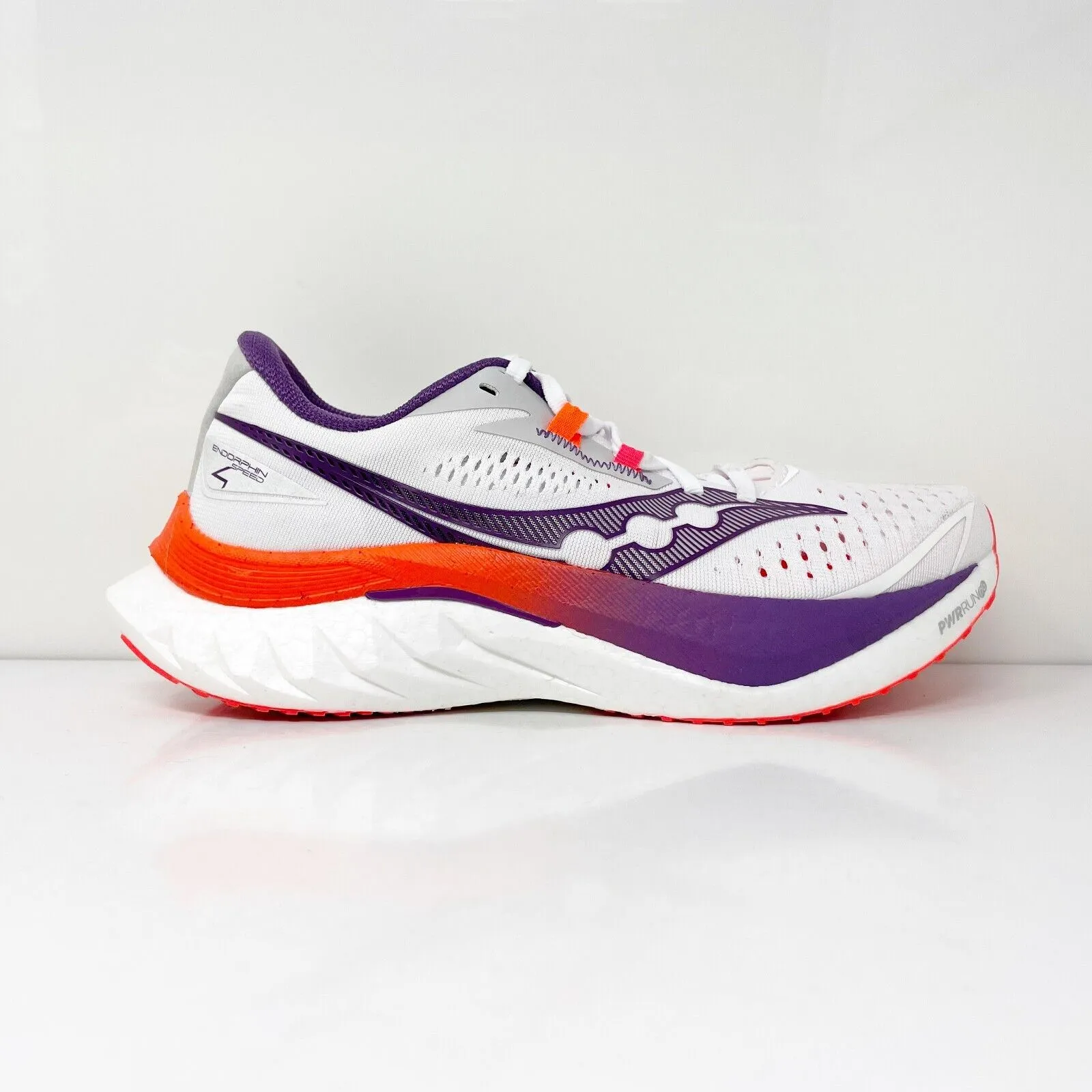 Saucony Womens Endorphin Speed 4 S10940-129 White Running Shoes Sneakers Sz 8.5