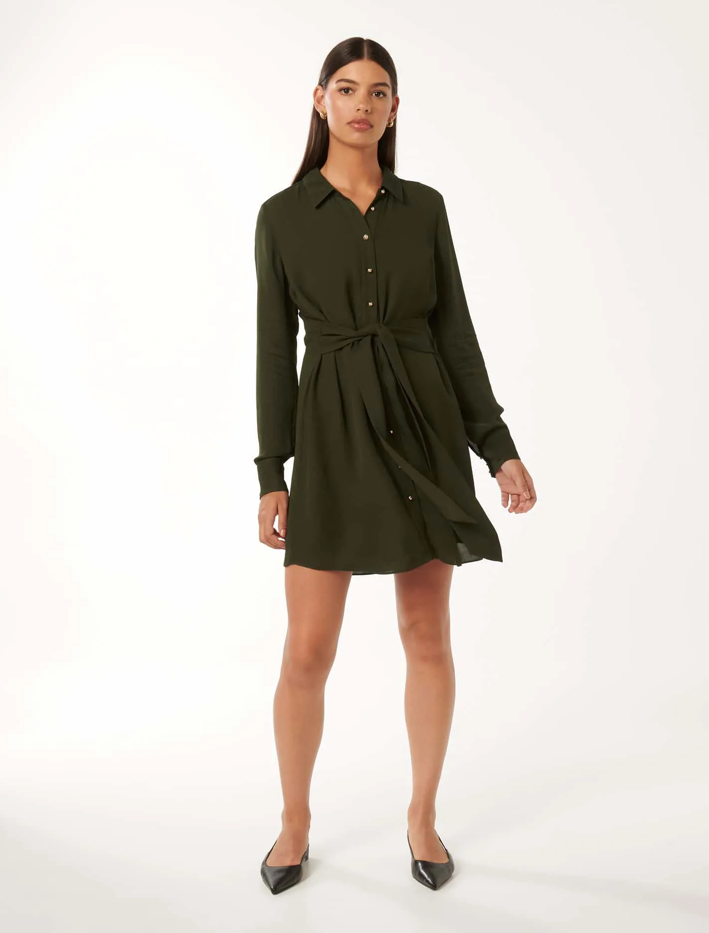 Sherri Mini Shirt Dress