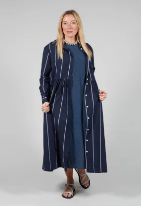 Shirt Dress in Indigo