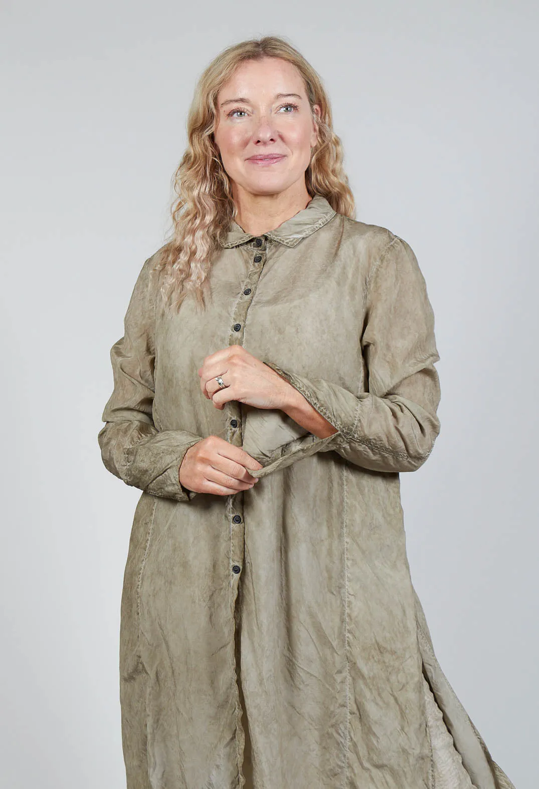 Shirt Dress in Linen