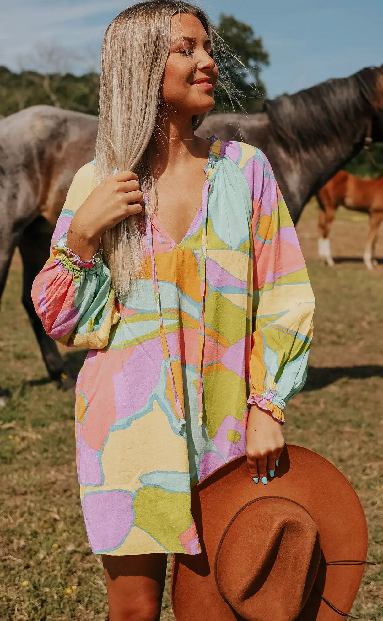 show me your mumu: char tunic - summer sorbet