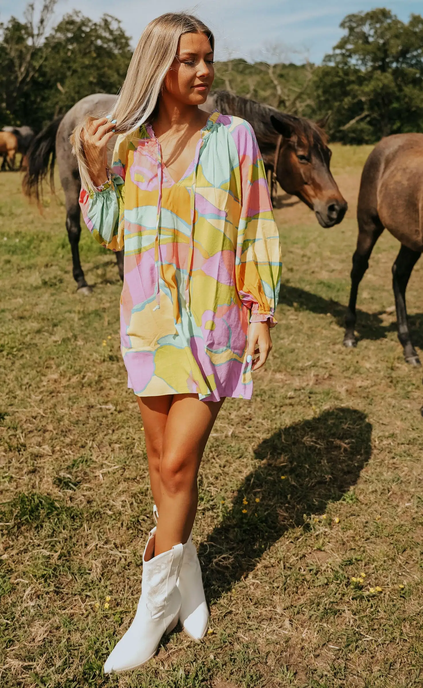 show me your mumu: char tunic - summer sorbet