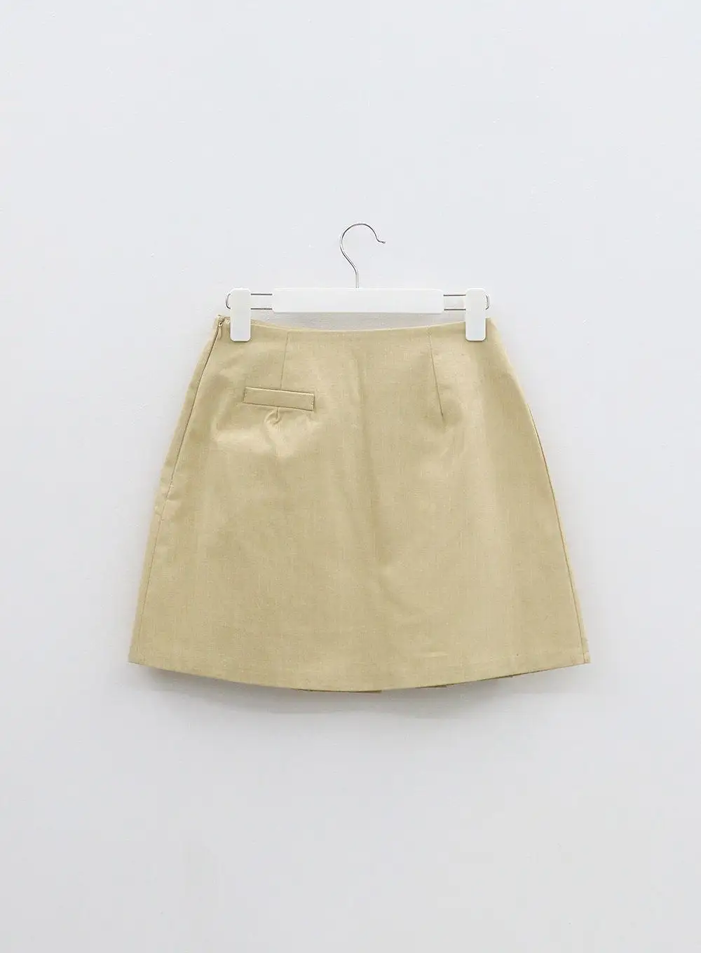 Simple Pleated Mini Skirt OF324