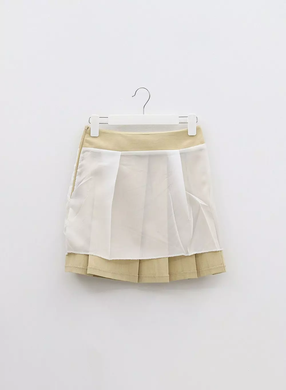 Simple Pleated Mini Skirt OF324