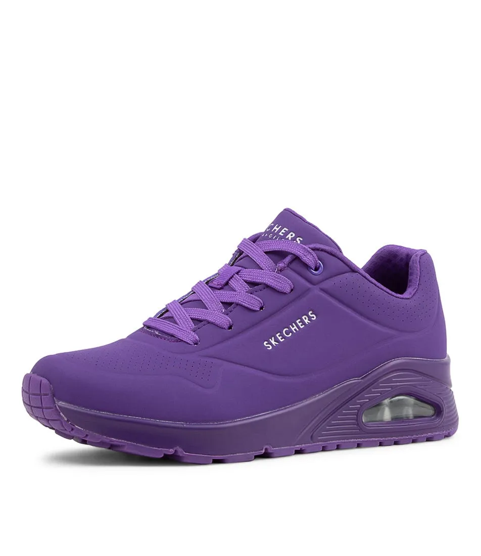 SKECHERS Uno Purple Sneakers