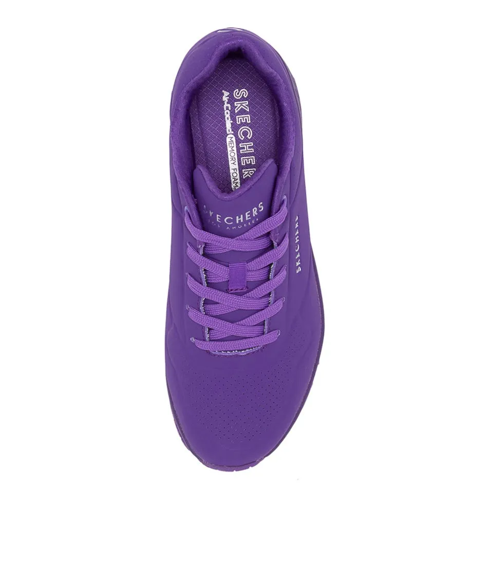 SKECHERS Uno Purple Sneakers