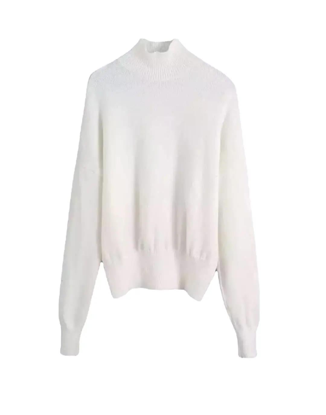 Soft Loose Knitted Turtleneck Pullover