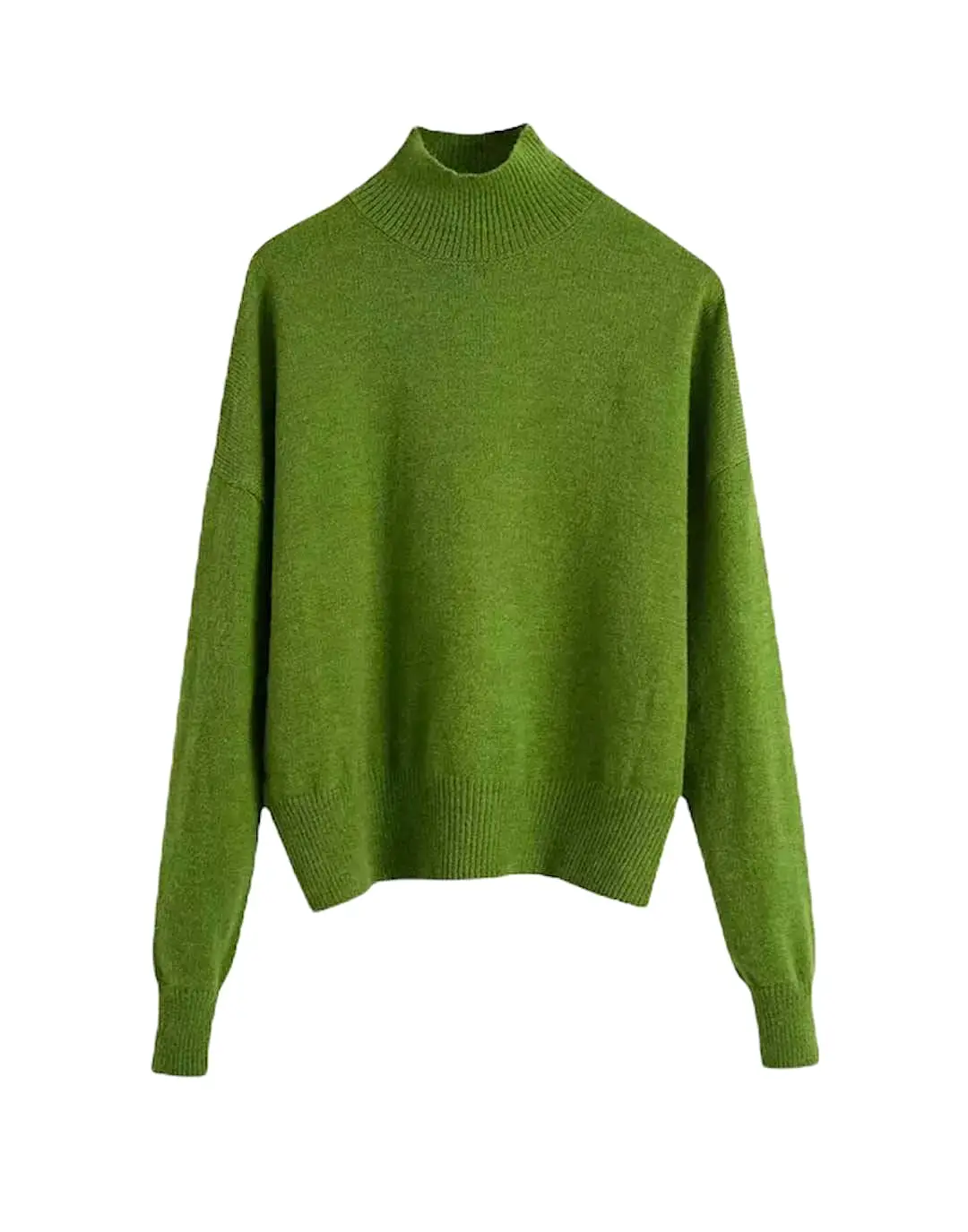 Soft Loose Knitted Turtleneck Pullover