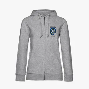 St Hugh's College Ladies Organic Embroidered Zip Hoodie