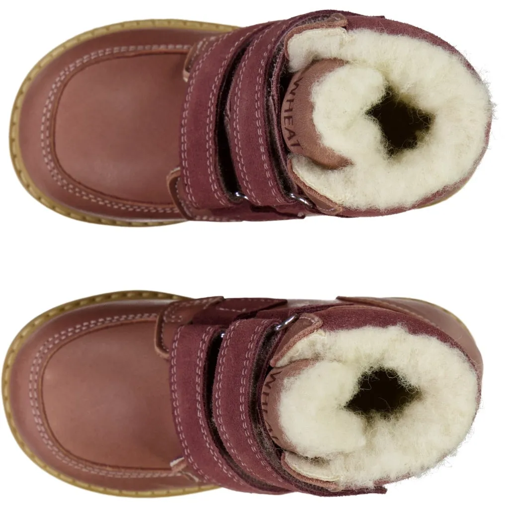 Stewie Tex Velcro Boot - wood rose