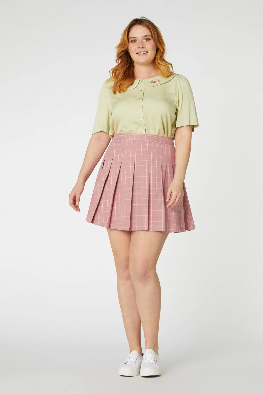 Tabitha Check Mini Skirt