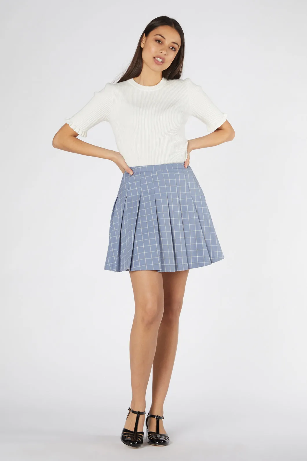 Tabitha Check Mini Skirt