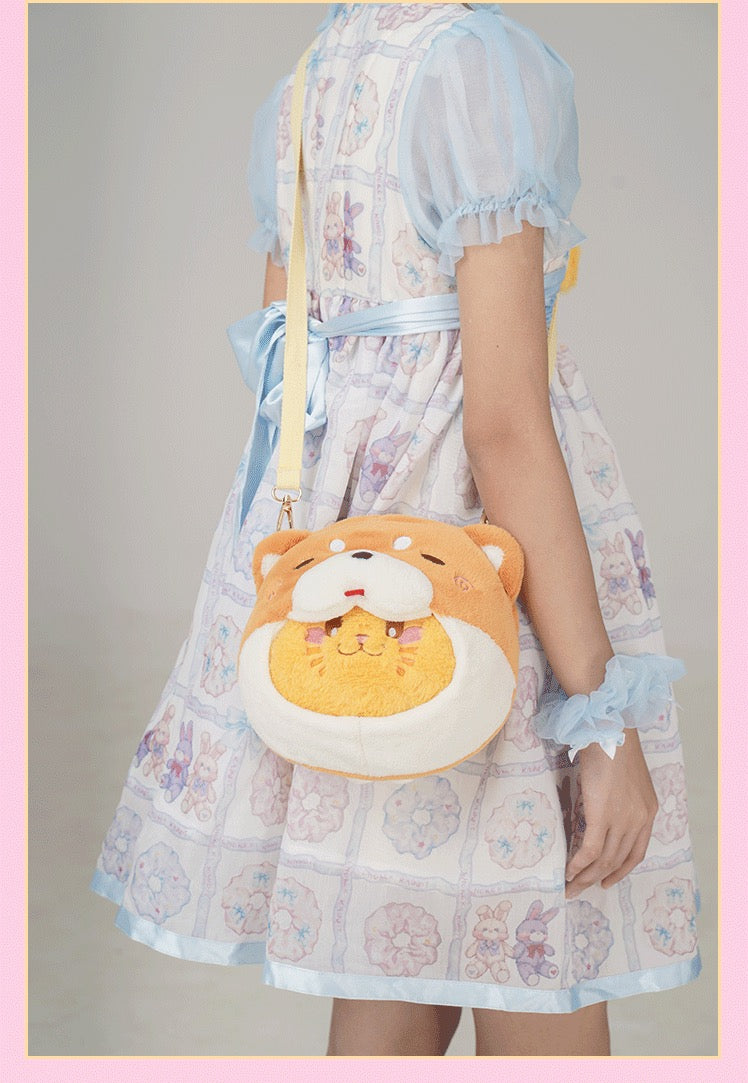 Tangerine Cat plushies bag (you can change its clothes)