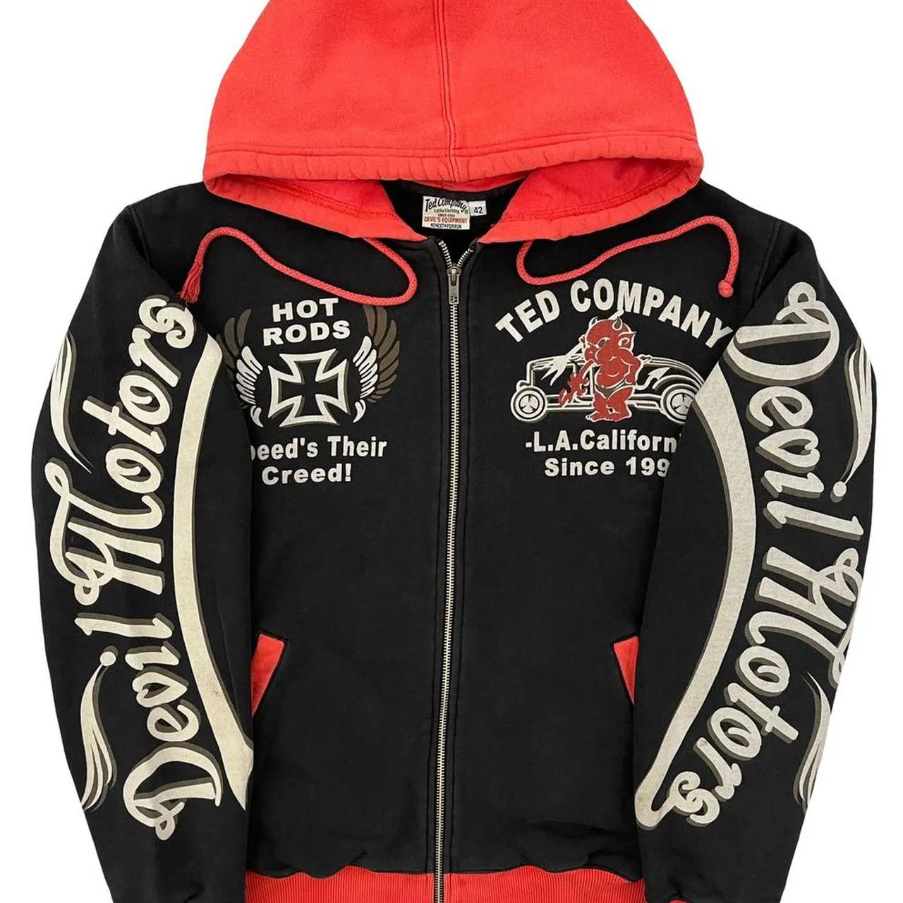 Tedman's Lucky Red Devil Hoodie