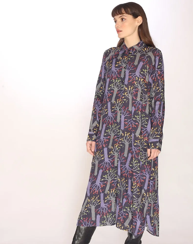 TREES SHIRT DRESS