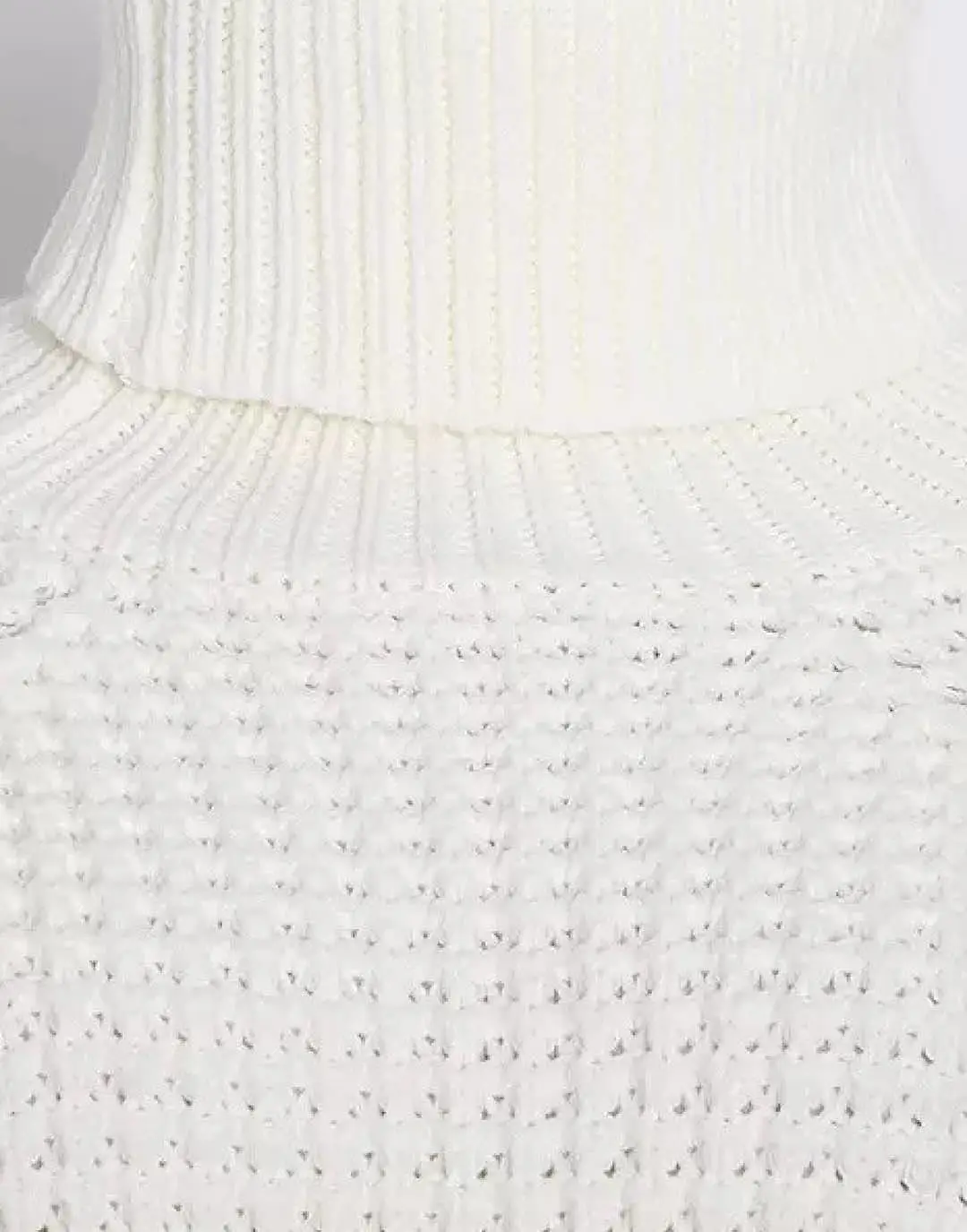 Turtleneck Knitted Sweater Dress