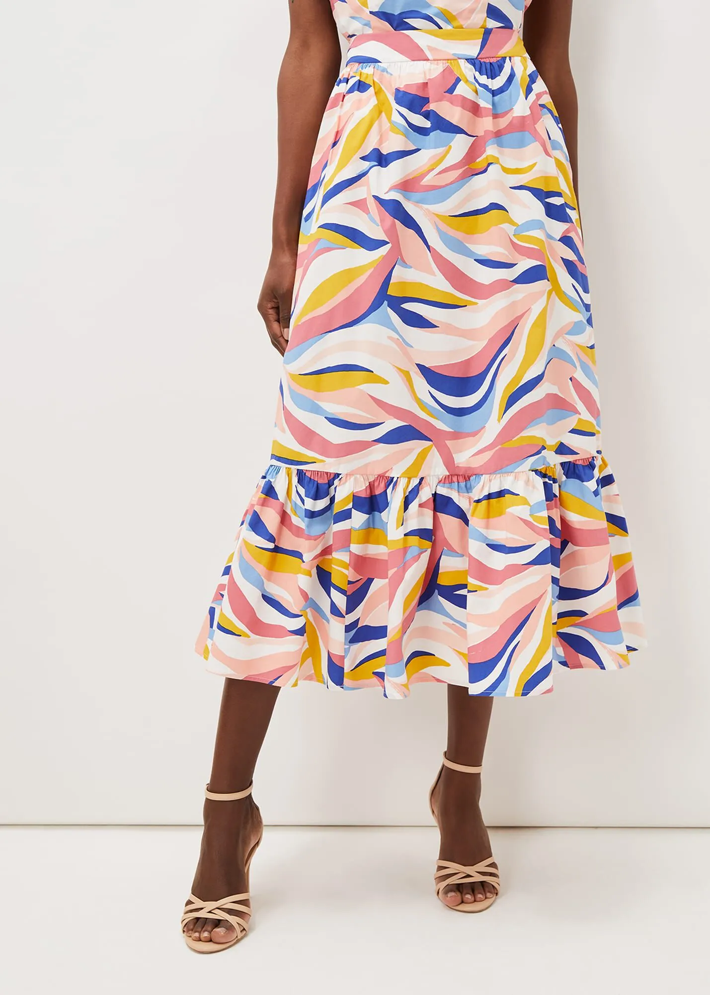 Tyra Wave Co-Ord Midi Skirt