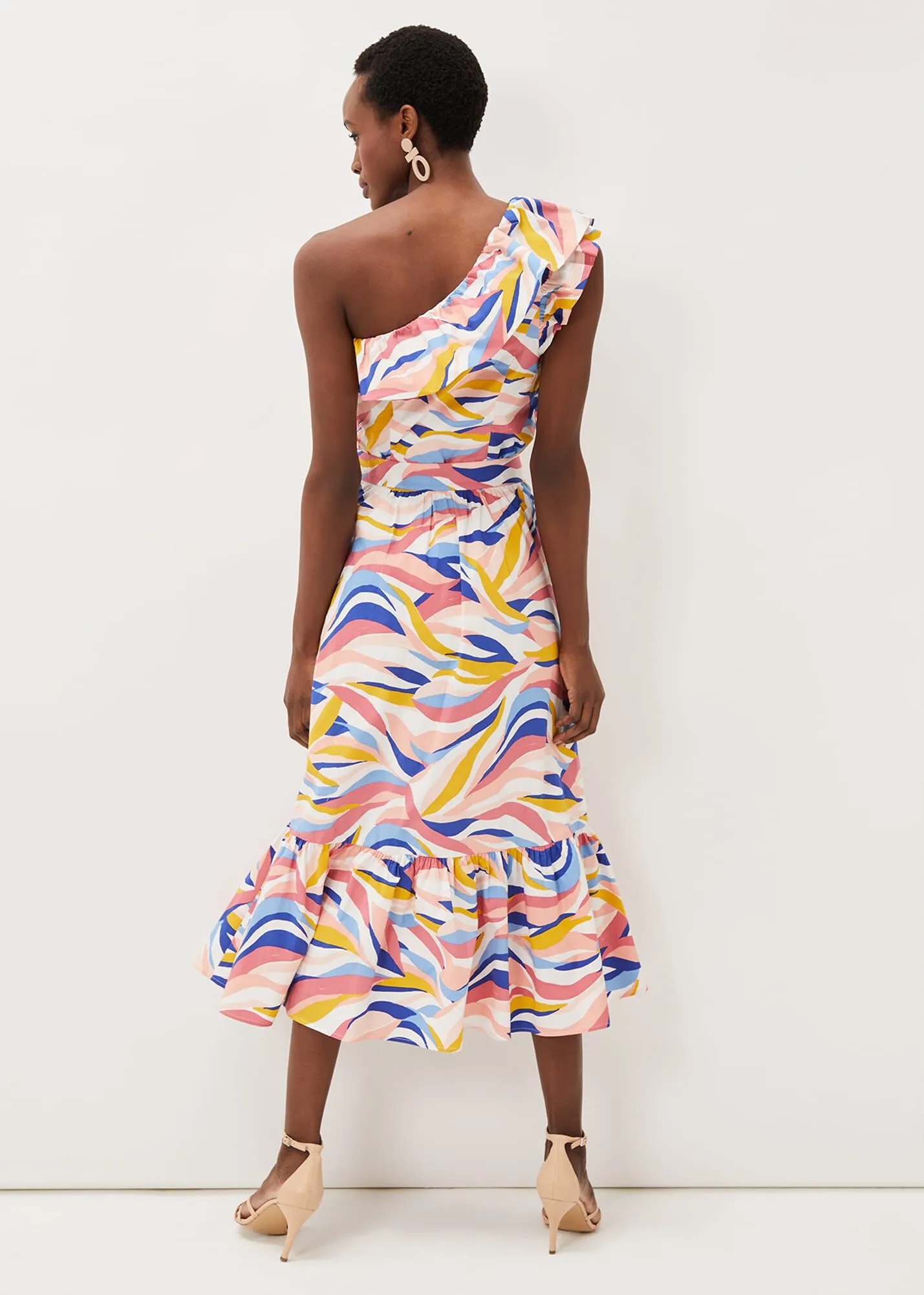 Tyra Wave Co-Ord Midi Skirt