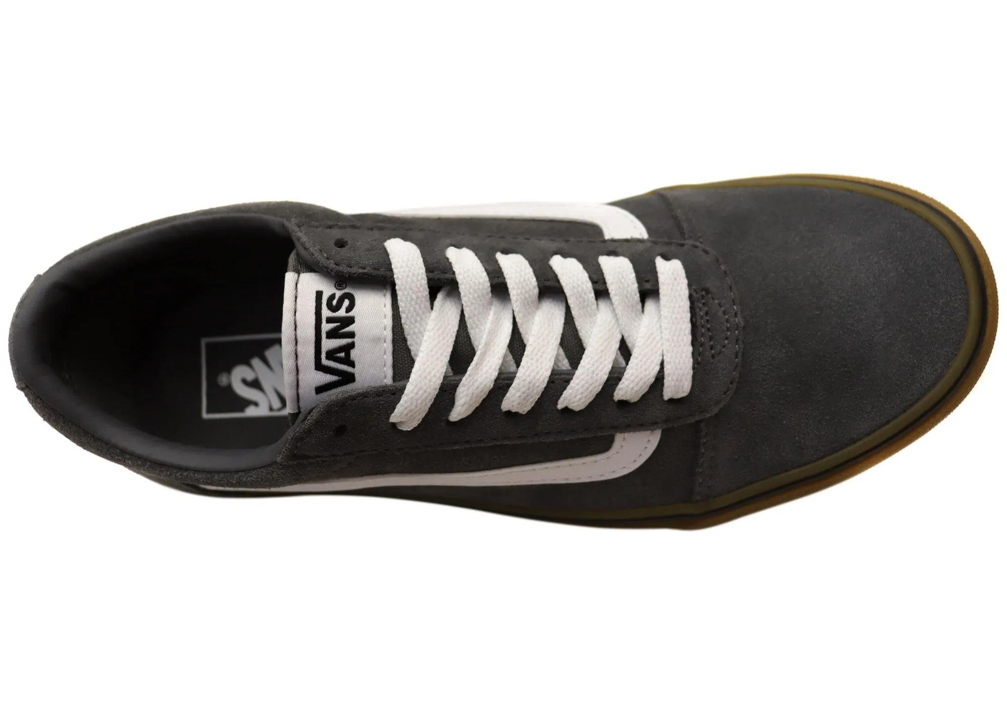 Vans Ward Suede Unisex Comfortable Lace Up Sneakers