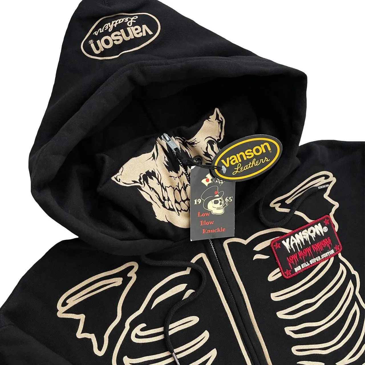 Vanson Skeleton Hoodie