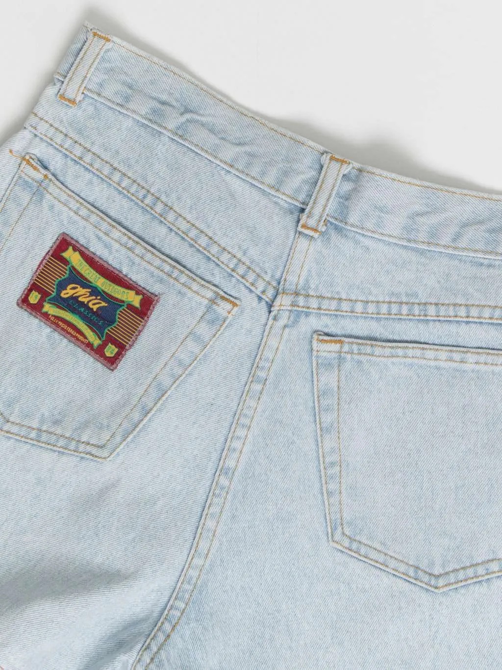 Vintage pale blue denim shorts – Small / Medium