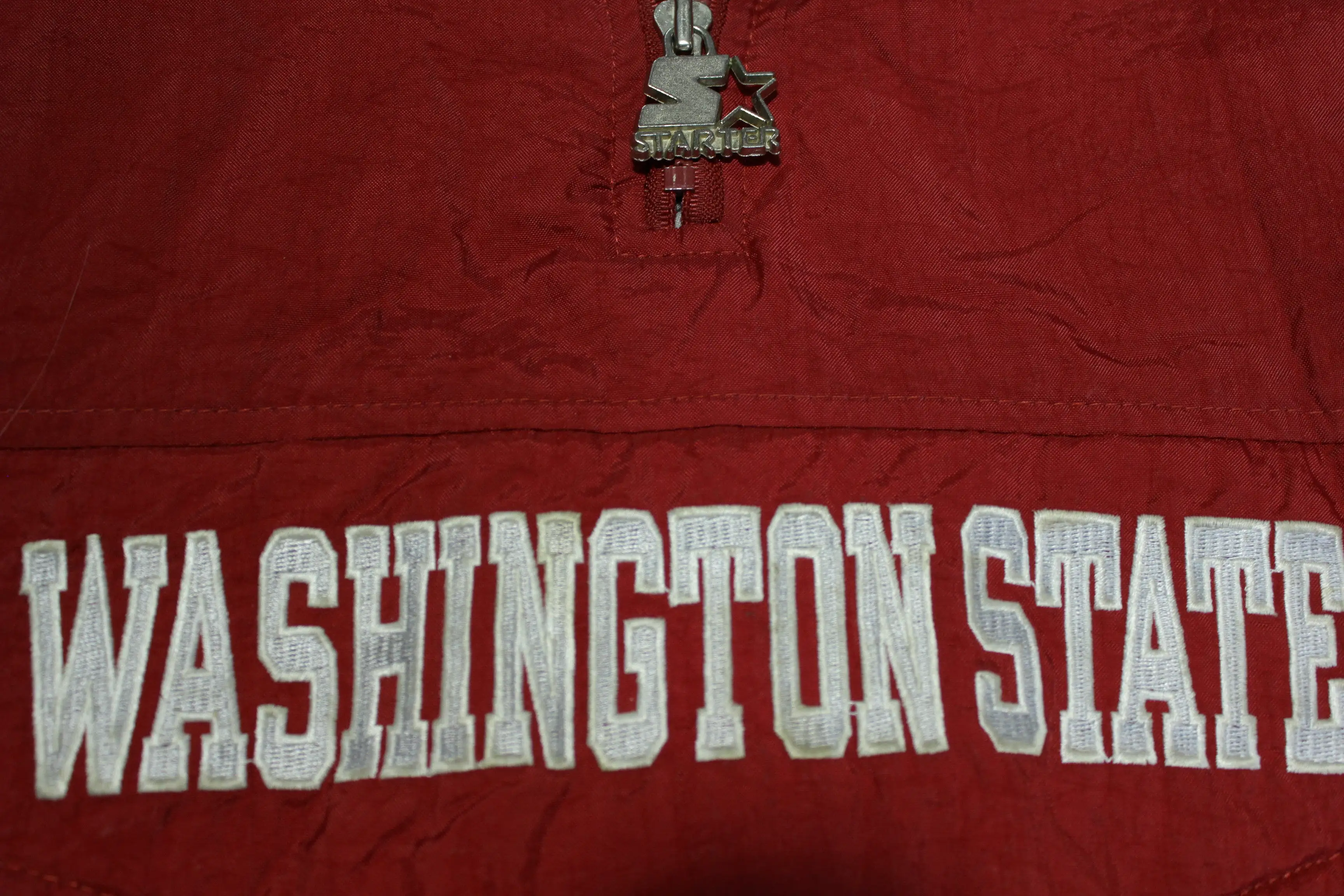 Washington State WSU Vintage 90's Hooded Puffer Parka Starter Jacket