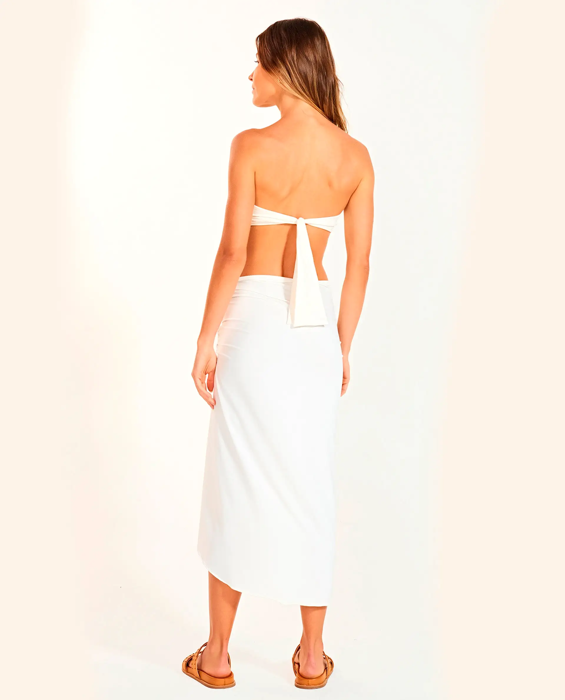 White Sand Midi Skirt