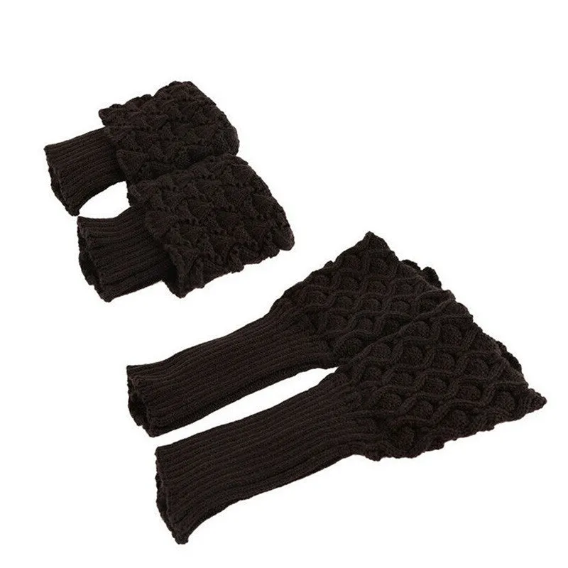 Women Crochet Boot Cuffs Shell Knitted Toppers Boot Socks Leg Warmer 7 Colors SM6