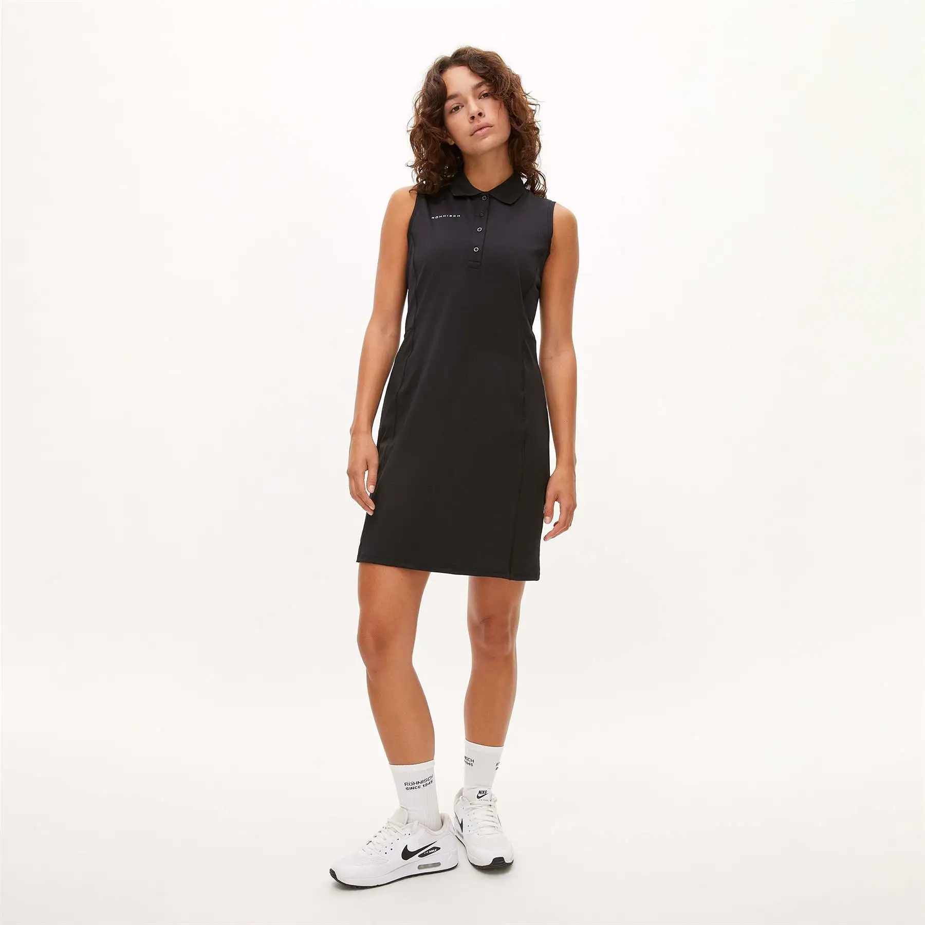 Womens Nicky Sleeveless Dress Black - SS24