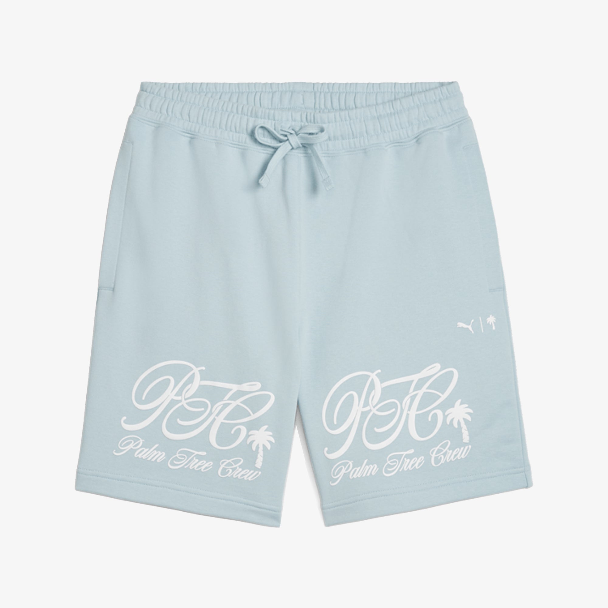 X PALM TREE CREW SHORTS 'BLUE'