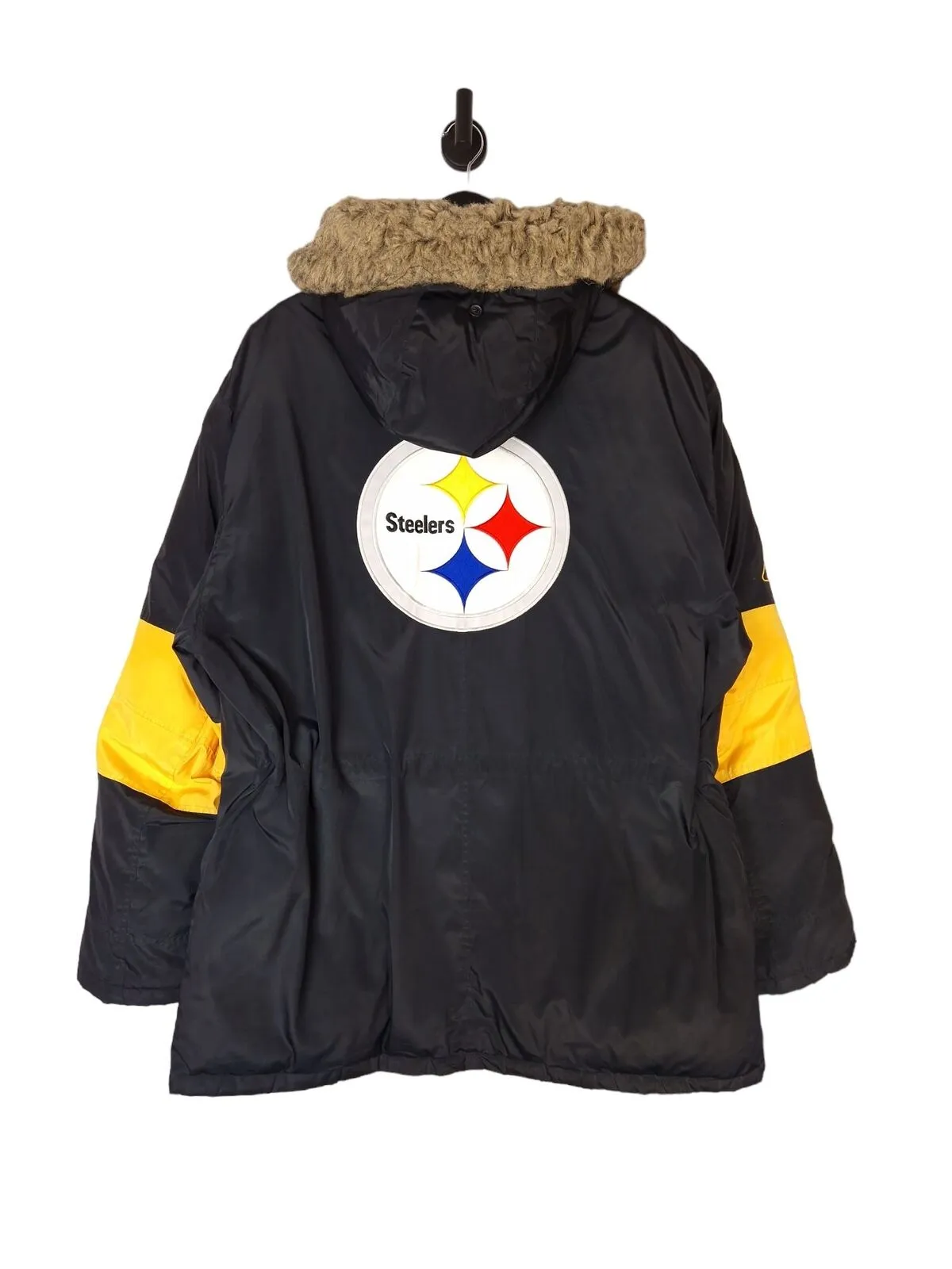 Y2K NFL Pittsburgh Steelers Parka Coat - Size XL