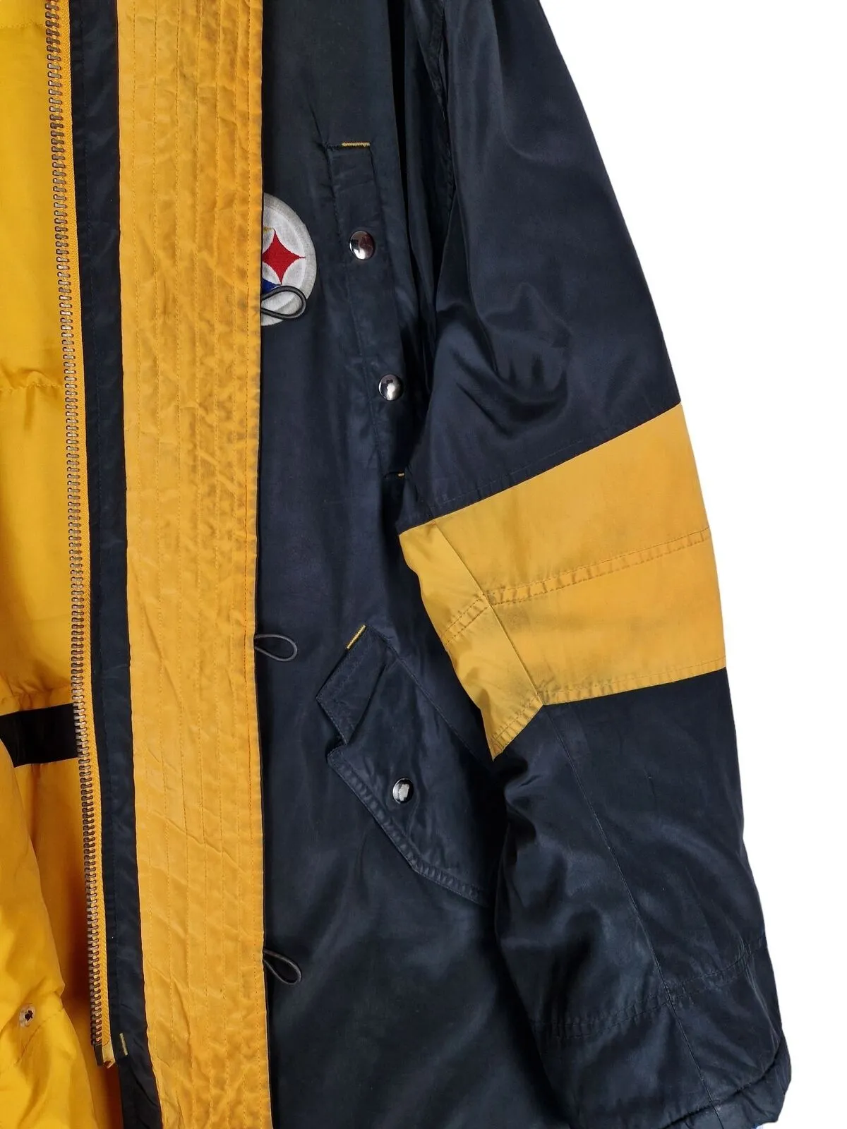 Y2K NFL Pittsburgh Steelers Parka Coat - Size XL